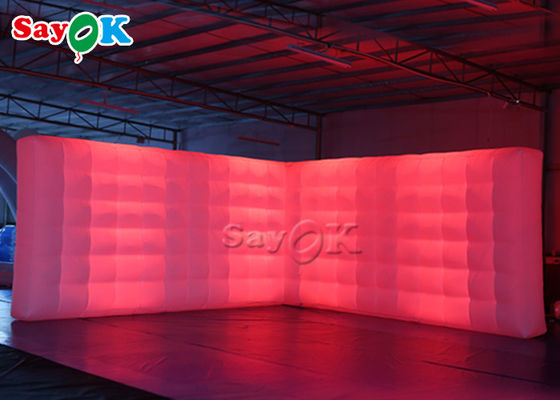 Luz de fiesta hecha a medida 5x2.5mH Pared de aire inflable