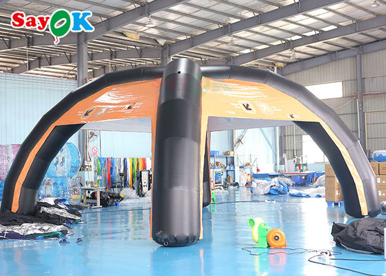 Tienda de aire familiar de PVC personalizada 7x4m estructura de soporte de la tienda de aire inflable