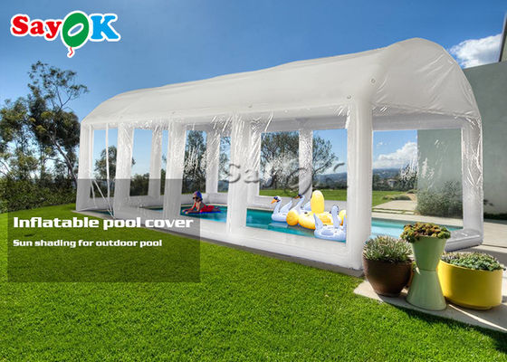 Tienda inflable de fiesta de piscina Tienda de aire de piscina de PVC hermética