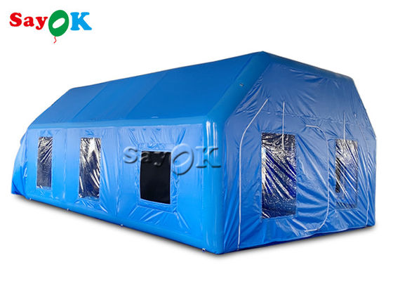 Tenda de trabajo inflable de pintura con imprenta de logotipo