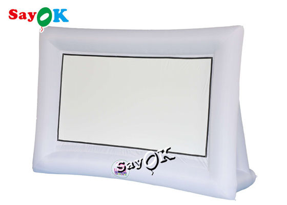 Explote la pantalla de proyector inflable del paño de la pantalla de cine los 4.2x3m Oxford para los lugares públicos al aire libre