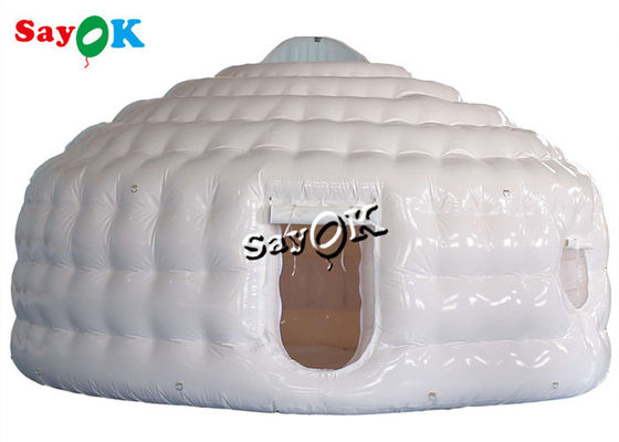 Cúpula de la tienda de iglu inflable 4.6m 15ft Cúpula de la fiesta al aire libre Cúpula de la tienda de yurts inflable