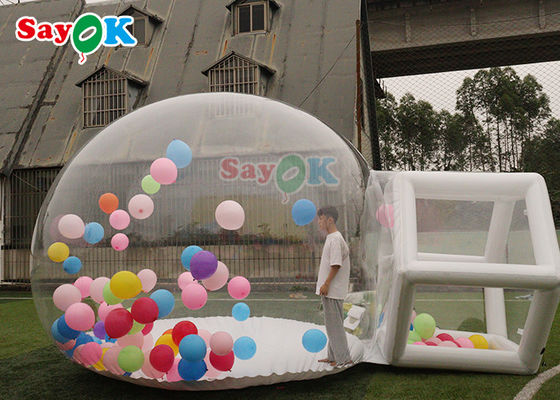 Los niños burbujean tienda clara de las bóvedas del aire del globo inflable animoso de la tienda